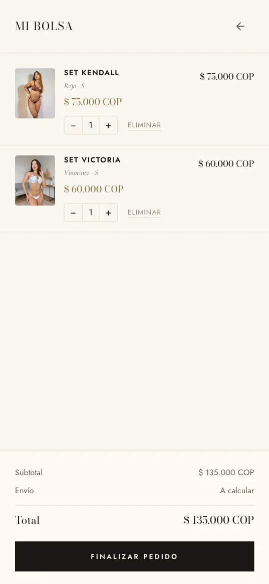 Carrito MV Moda